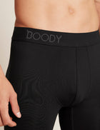 Boody Men's Everyday Long Boxers, black