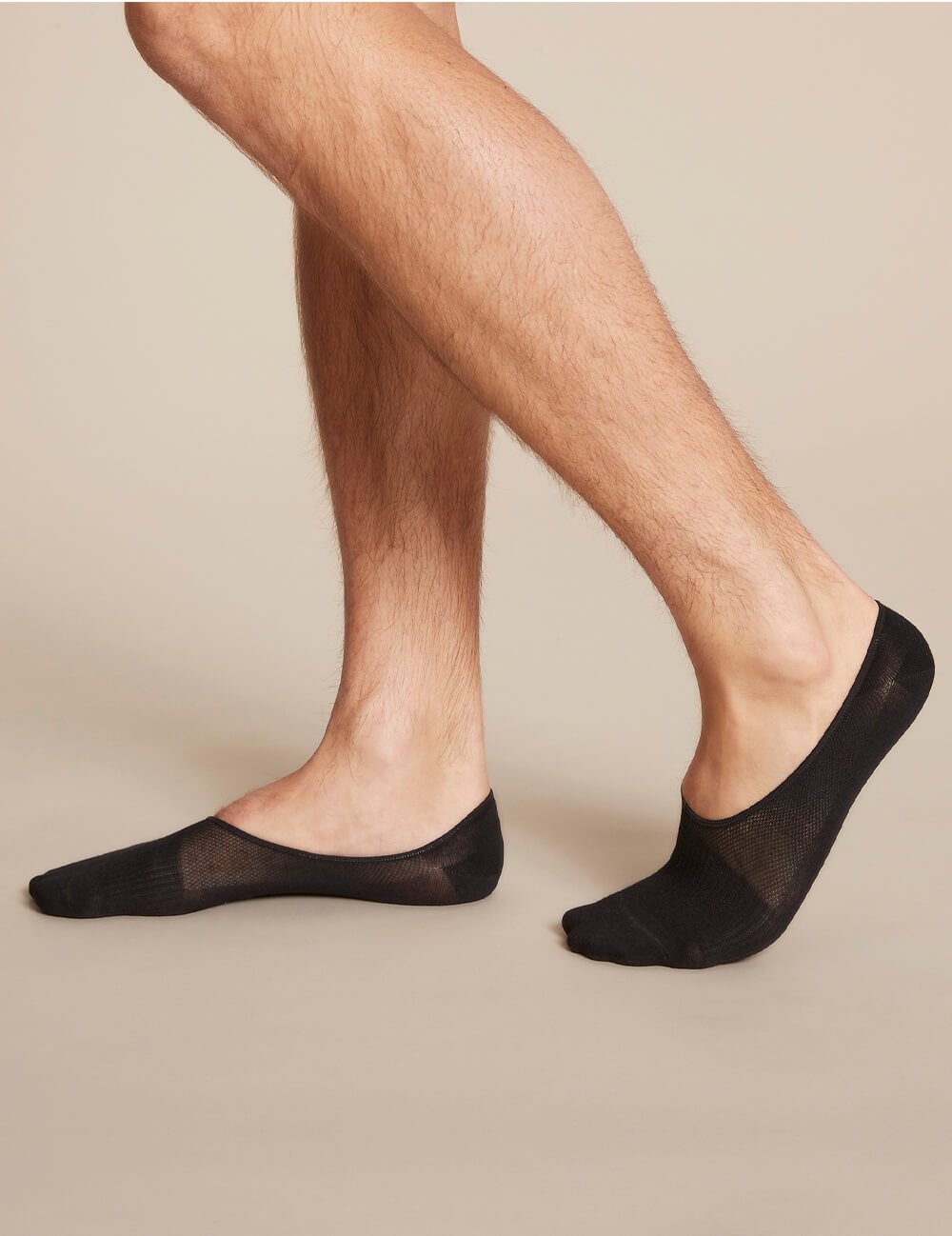 Boody Men's Hidden Sock, black