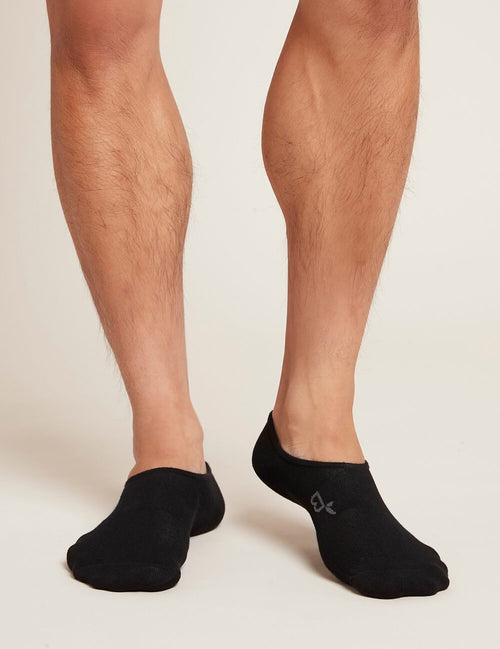 Boody Men's Invisible Active Socks, black
