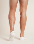 Boody Men's Invisible Active Socks- White