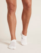 Boody Men's Invisible Active Socks- White