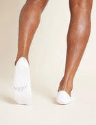 Boody Men's Everyday Low-Cut Hidden Socks, white