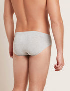 Boody Original Briefs, light grey marl