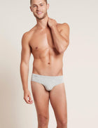 Boody Original Briefs, light grey marl