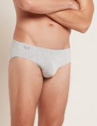 Boody Original Briefs, light grey marl