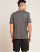 Boody V-Neck T-Shirt, dark marl