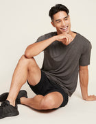 Boody V-Neck T-Shirt, dark marl