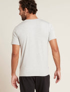 Boody V-Neck T-Shirt, lt grey marl