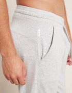 Boody Men's Weekend Sweatpants, grey marl