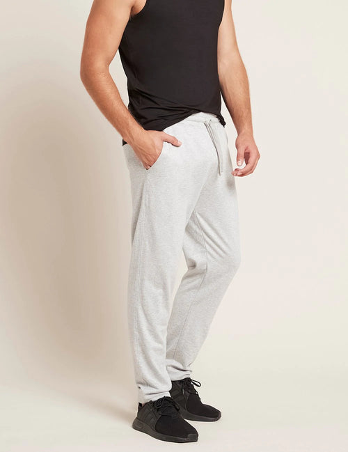 Boody Men's Weekend Sweatpants, grey marl