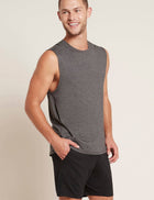 Boody Men's Active Muscle Tee, dark marl