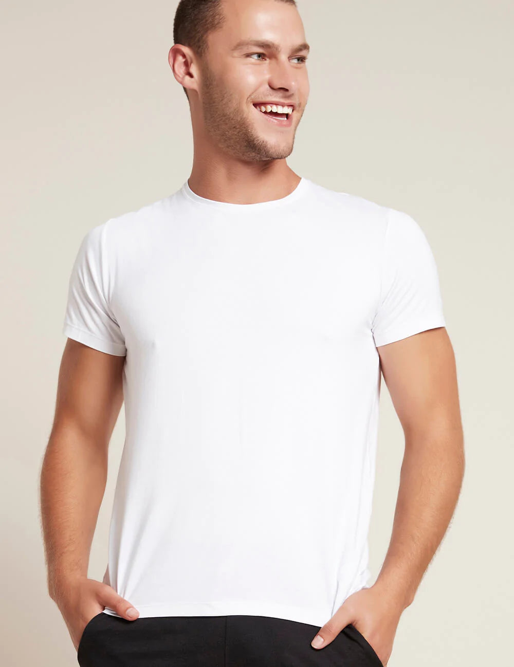 Boody Crew Neck T-Shirt, white
