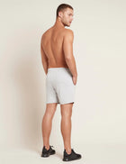 Boody Men's Weekend Sweat Short, grey marl