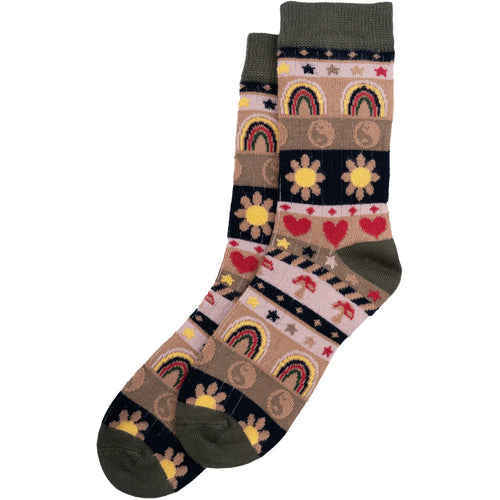 MiniPop® mustriga bambussokid, Full Pattern