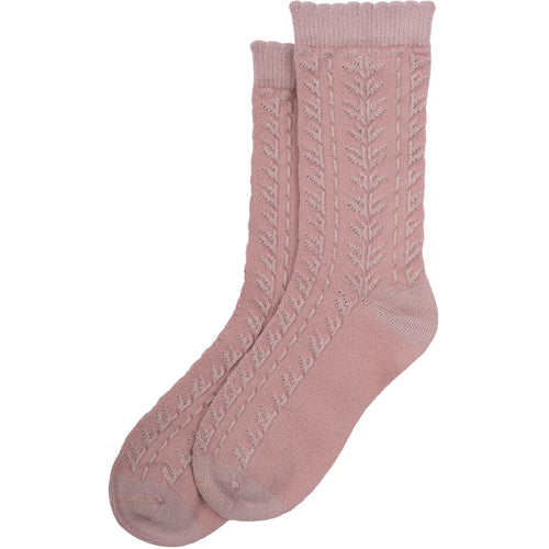 MiniPop® pitsilise mustriga bambussokid, Rose Melange
