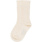 MiniPop® pitsilise mustriga bambussokid baby, Off White
