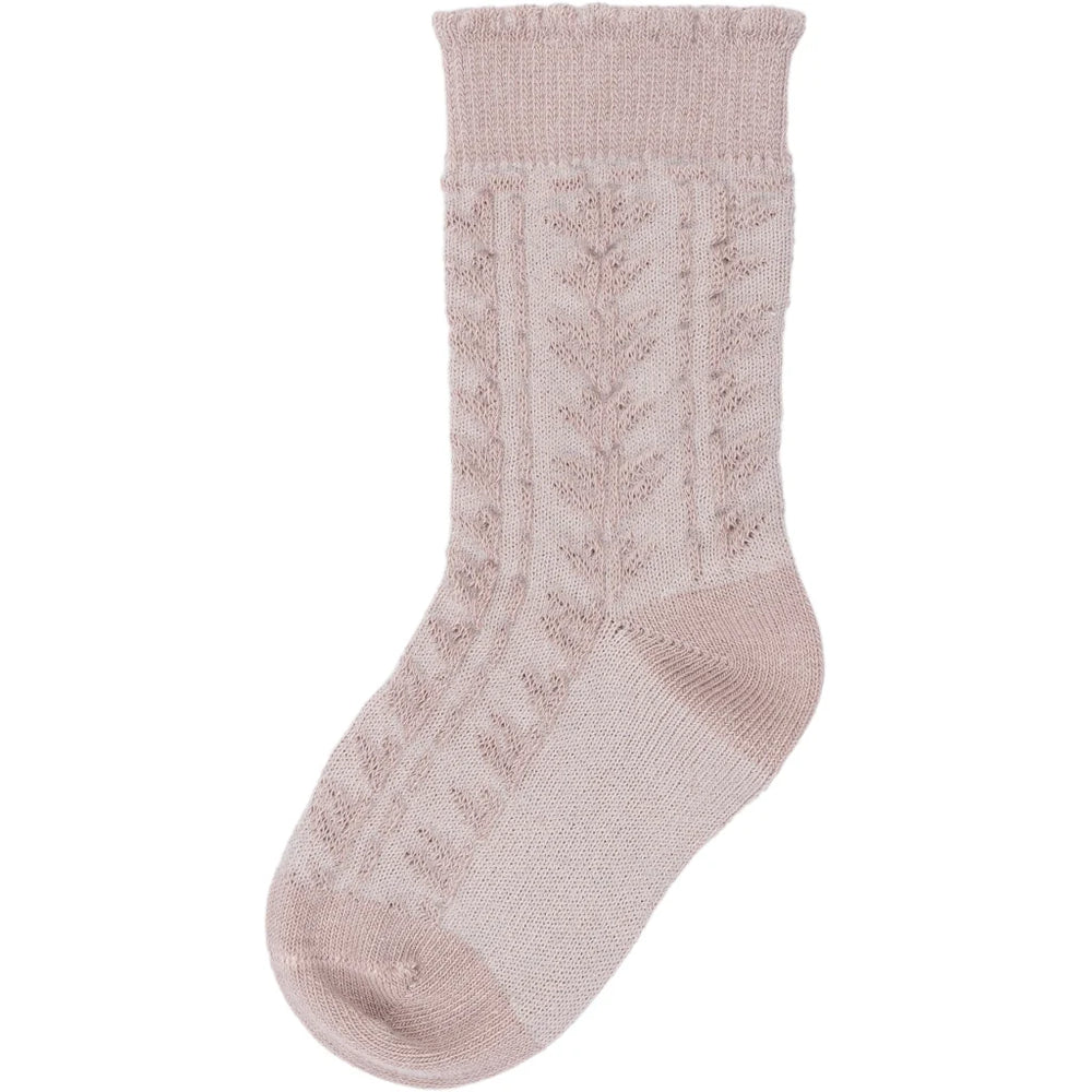 MiniPop® pitsilise mustriga bambussokid baby, Rose
