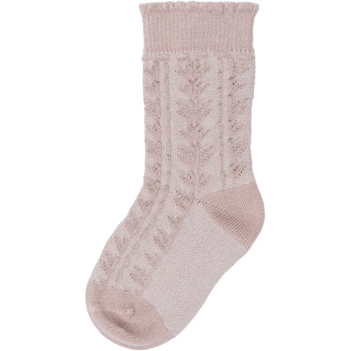 MiniPop® pitsilise mustriga bambussokid baby, Rose