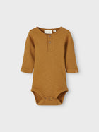 Lil Atelier Rajo body, orgaanilisest puuvillast, golden brown