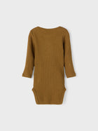 Lil Atelier Rajo body, orgaanilisest puuvillast, golden brown