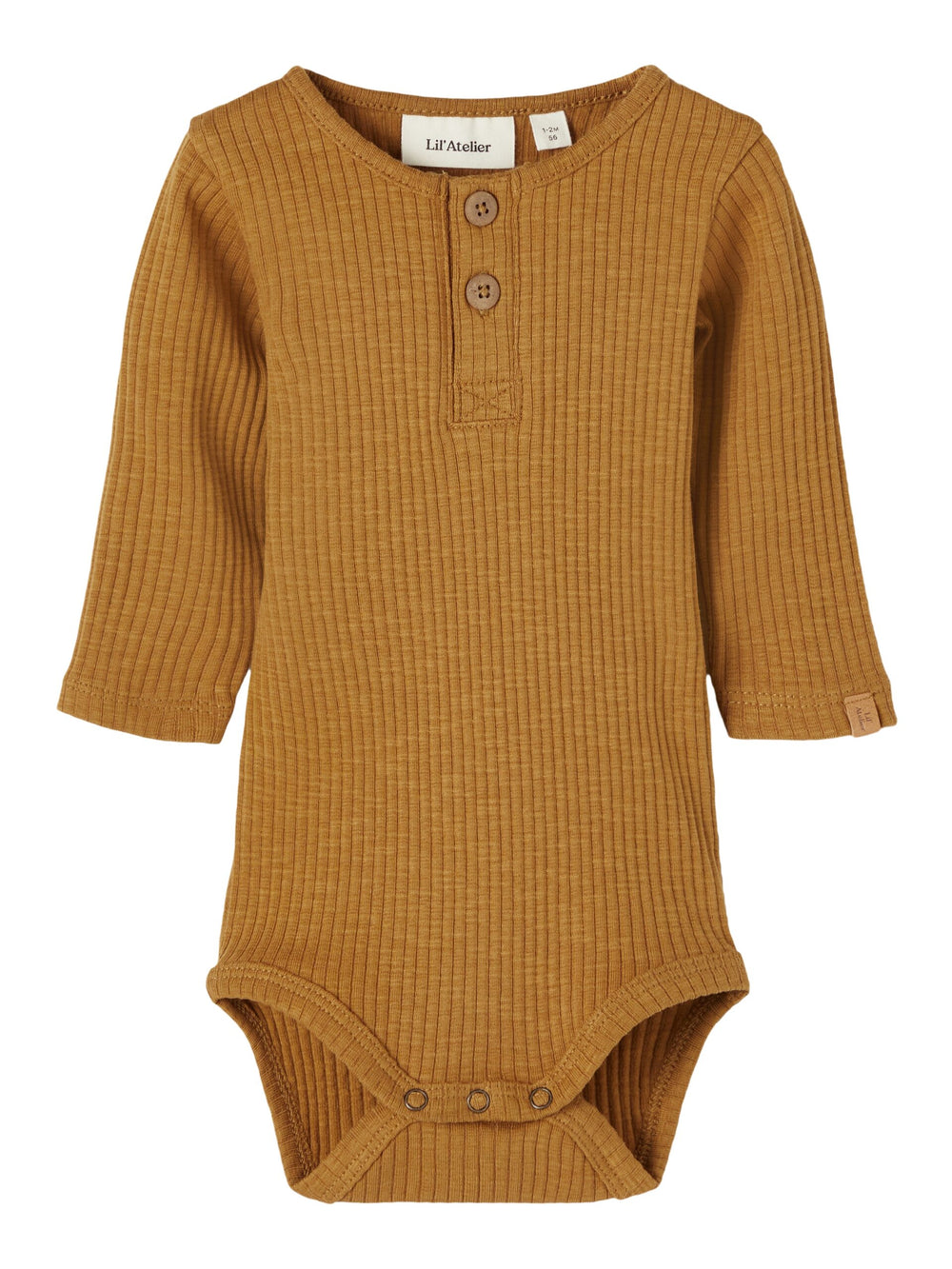 Lil Atelier Rajo body, orgaanilisest puuvillast, golden brown