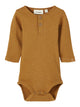 Lil Atelier Rajo body, orgaanilisest puuvillast, golden brown