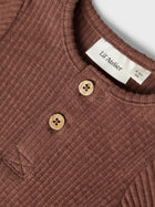 Lil Atelier Rajo body, orgaanilisest puuvillast, chestnut