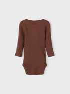 Lil Atelier Rajo body, orgaanilisest puuvillast, chestnut