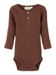 Lil Atelier Rajo body, orgaanilisest puuvillast, chestnut