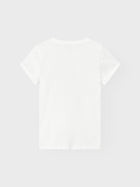 Name It HYNKA orgaanilisest puuvillast T-särk, bright white