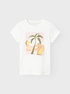 Name It HYNKA orgaanilisest puuvillast T-särk, bright white