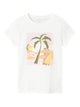 Name It HYNKA orgaanilisest puuvillast T-särk, bright white