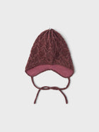 Name It WRILLA meriinovillane kootud müts pisematele, Deep mahogany