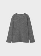 Name It WANG meriinovillane pluus, Dark grey melange
