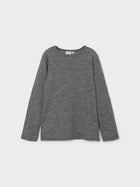 Name It WANG meriinovillane pluus, Dark grey melange
