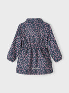 Name It Alfa Small Flower softshell pikem jope tüdrukutele, dark sapphire
