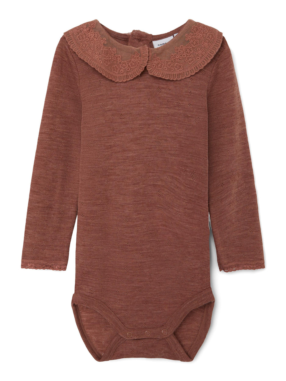 Name It WANG meriinovillane body, Cognac