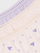 Name It BARELY PINK HEART tüdrukute aluspüksid 3 pakk, barely pink