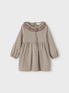 Lil Atelier Roxanne kleit, Chestnut