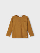 Lil Atelier orgaanilisest puuvillast pluus, Golden Brown