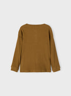 Lil Atelier orgaanilisest puuvillast pluus, Golden Brown