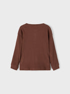 Lil Atelier orgaanilisest puuvillast pluus, chestnut