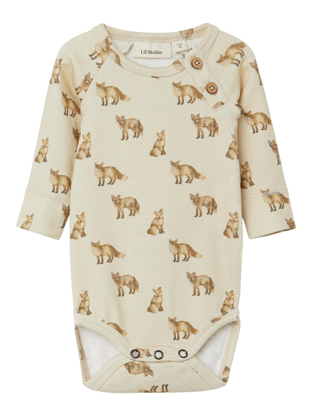 Lil Atelier GEO body, orgaanilisest puuvillast, fog