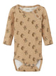 Lil Atelier GEO body, orgaanilisest puuvillast, warm sand