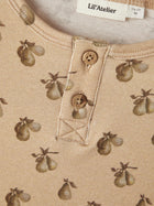 Lil Atelier GEO orgaanilisest puuvillast pluus, warm sand