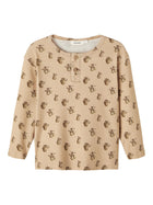 Lil Atelier GEO orgaanilisest puuvillast pluus, warm sand