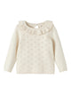 Lil Atelier LAGUNA LS kootud kampsun, turtledove