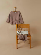 Lil Atelier GAYA orgaanilisest puuvillast pluus, warm sand