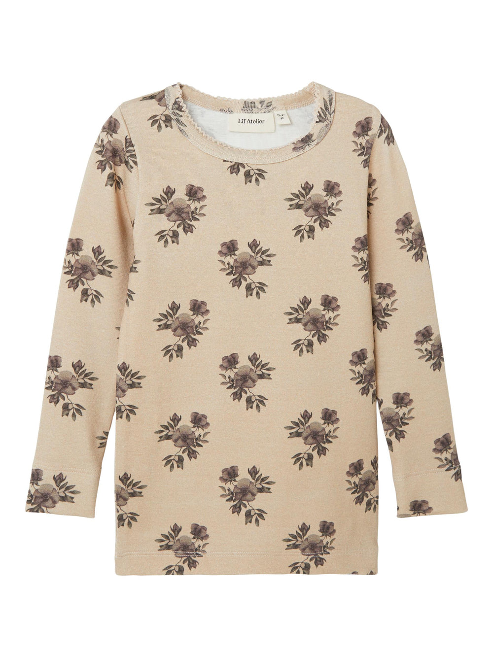 Lil Atelier GAYA orgaanilisest puuvillast pluus, warm sand
