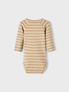 Lil Atelier GEO Slim body, orgaanilisest puuvillast, warm sand